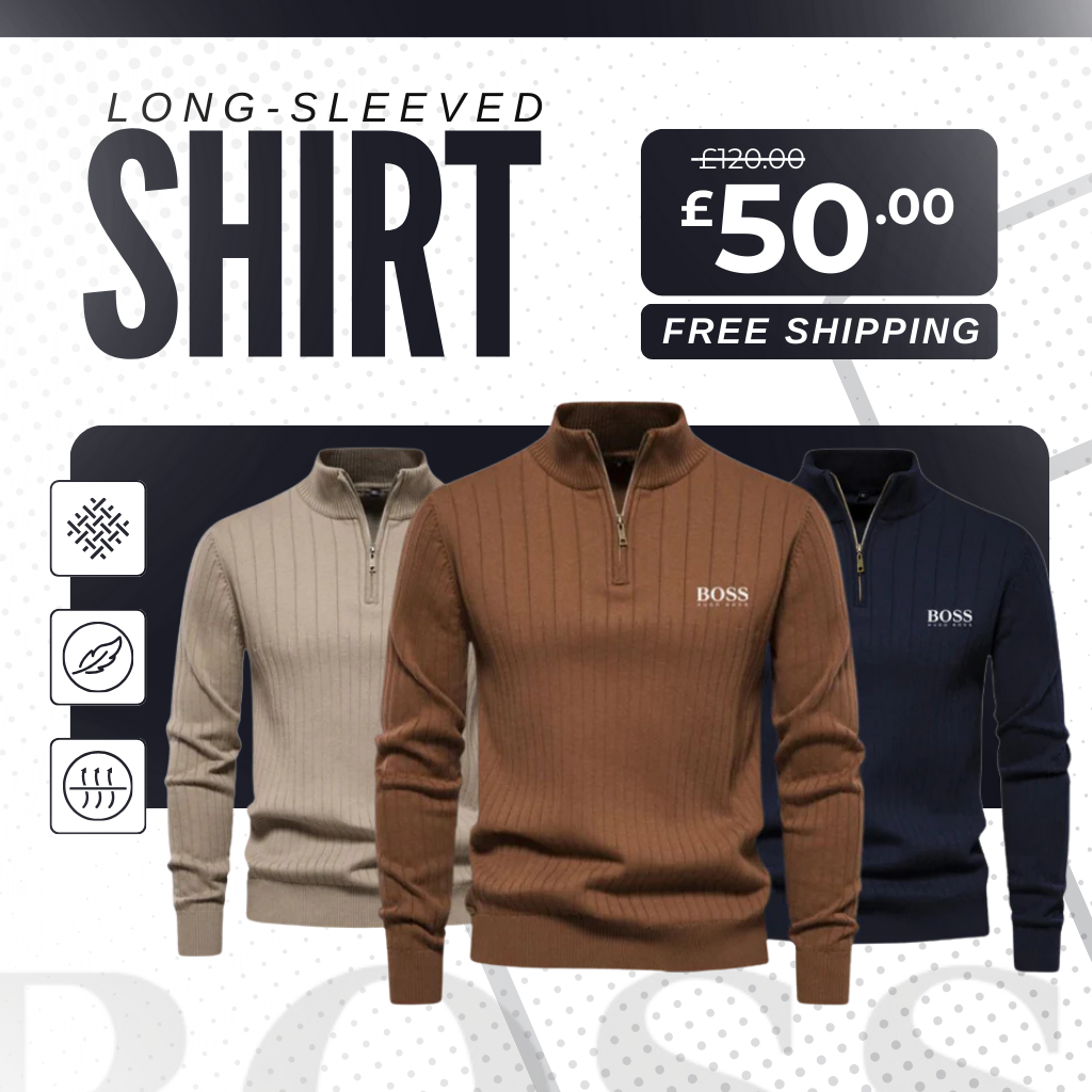 Premium Knit Half-Zip Jumper [HB]