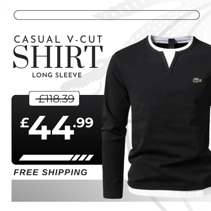 Lacoste Long-Sleeve Knit Pullover