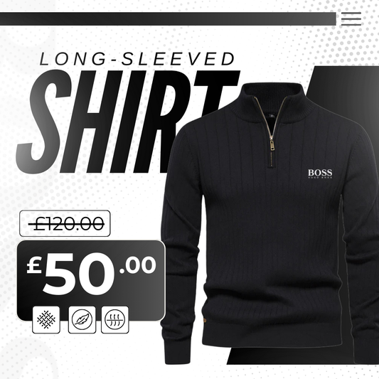 Premium Knit Half-Zip Jumper [HB]