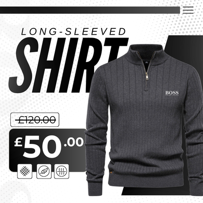 Premium Knit Half-Zip Jumper [HB]