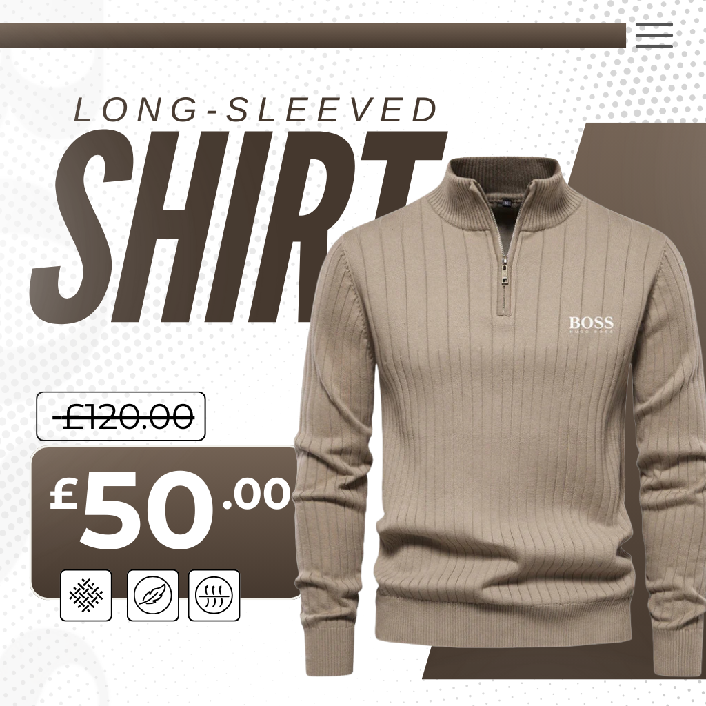 Premium Knit Half-Zip Jumper [HB]