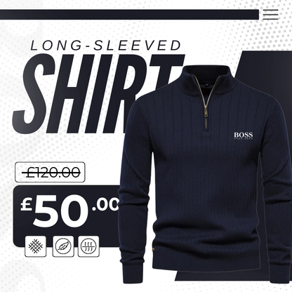 Premium Knit Half-Zip Jumper [HB]