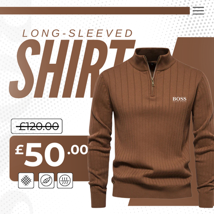Premium Knit Half-Zip Jumper [HB]